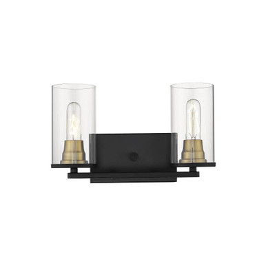 Pasadena 2 Light Bath Vanity 8 Inch Tall and 15 Inch Wide by Millennium - 3492-MB/HBZ