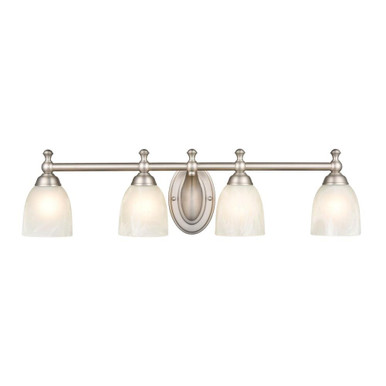 4 Light Bath Vanity 8 Inch Tall and 30 Inch Wide by Millennium - 4304-SN