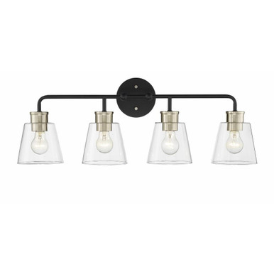 Cameron 4 Light Bath Vanity 10.75 Inch Tall and 30 Inch Wide by Millennium - 9134-MB/MG