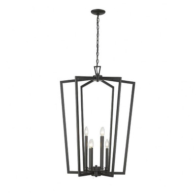 Lizabeth 6 Light Pendant 36 Inch Tall and 25 Inch Wide by Millennium - 4526-MB