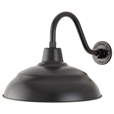R Series 1 Light 22 Inch Ext Outdoor Wall Mount 17 Inch Wide by Millennium - UWS17GN15-SB