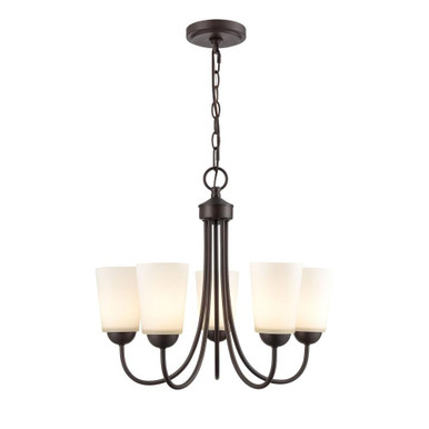 Ivey Lake 5 Light Chandelier 17 Inch Tall and 20 Inch Wide by Millennium - 9805-RBZ