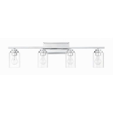 Clark 4 Light Bath Vanity 9.38 Inch Tall and 35 Inch Wide by Craftmade - 20435