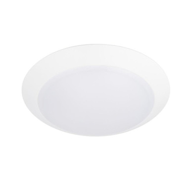 Disc 23W 1 LED Round Flush Mount 1.63 Inch X 9.18 Inch Wide by WAC Limited - FM-309-9CSJB-WT
