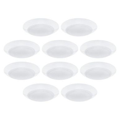 Disc 15W 1 LED Flush Mount (Pack of 10) 7.5 Inch by WAC Limited - FM-306-9CS-WT-10