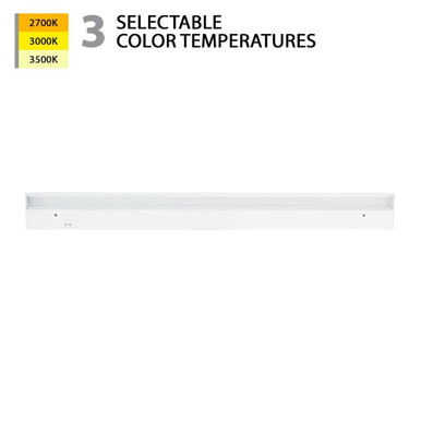 Light Bar 33.23 In 17.5W 1 LED with 3 CCT Selectable by WAC Limited - BA-AC30-CS-WT