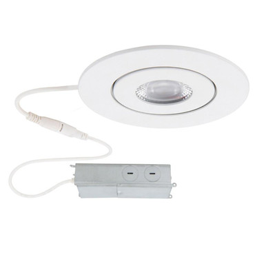 Lotos 6W 1 LED Round Adjustable Recessed Kit by WAC Limited - R2ERAR-W930-WT