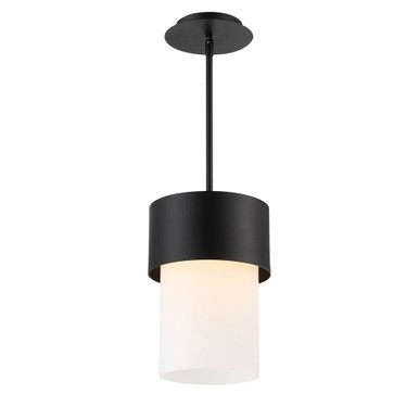 Napa 16W 1 LED Light Small Pendant by Dweled - pd-42912-bk