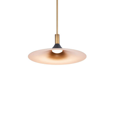 Cochere 15W 1 LED Pendant 8 Inch Tall and 18 Inch Wide by dweLED - PD-97218-BK/GO/AB