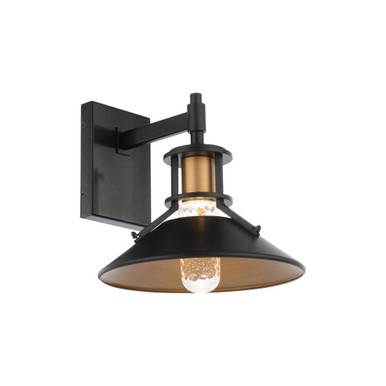 Sleepless 13W 1 LED Outdoor Wall Mount by dweLED - ws-w43011-bk/ab