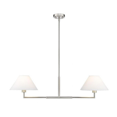 Leila 2 Light Chandelier In Modern Style 9.5 x 12 Inch Wide by Z-Lite - 744-42L
