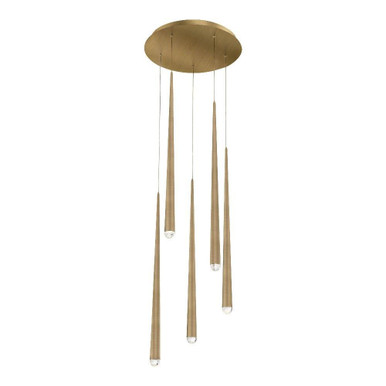 Cascade 5 LED Light Small Round Chandelier by Modern Forms PD-41705R