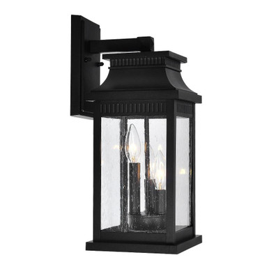 Milford 3 Light Outdoor Wall Lantern 18 Inch Tall by CWI - 0418W7L-3