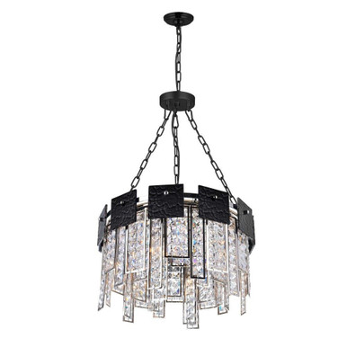 Glacier 6 Light Small Chandelier by CWI - 1099P16-6-613