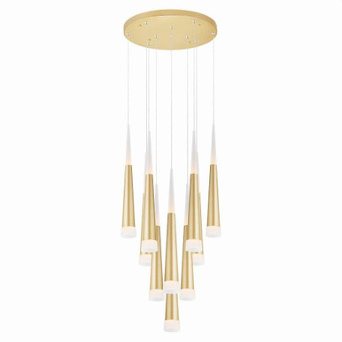 Andes 50W LED Small Pendant 20 Inch Tall by CWI - 1103P16-10-602