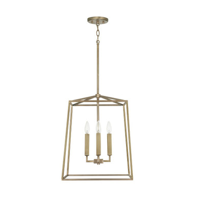 Thea 4 Light Small Open Cage Foyer Chandelier by Capital - 537642