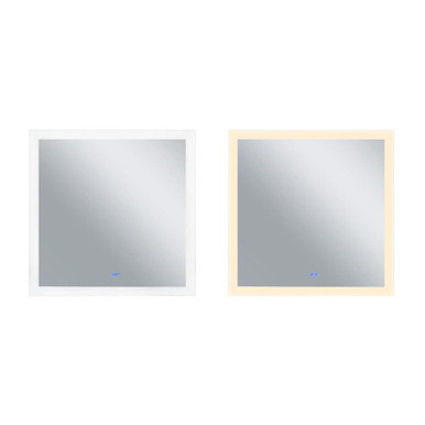 Abigail 24W LED Mirror 36 Inch Tall and 35.5 Inch Wide by CWI - 1233W36-36
