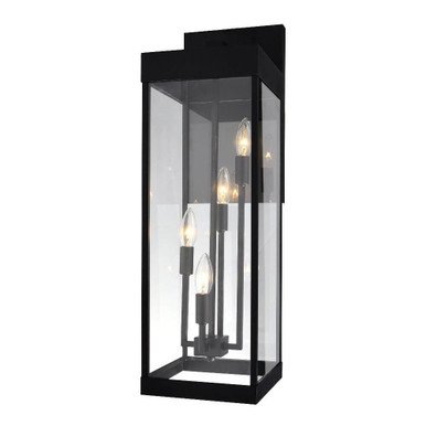 Windsor 4 Light Outdoor Wall Lantern by CWI - 1695W8-4-101