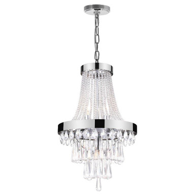 Vast 3 Light Mini Chandelier by CWI - 5078P12C