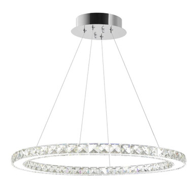 Ring 24 LED Light Medium Chandelier by CWI - 5080P24ST-R