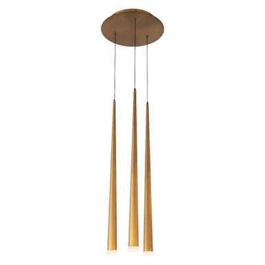 Cascade 3 LED Light Mini Round Chandelier by Modern Forms PD-41803R