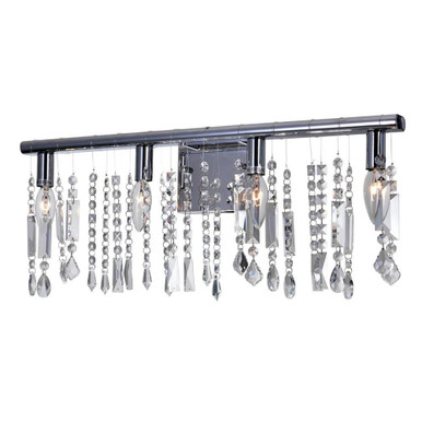 Janine 4 Light Wall Sconce by CWI - 5549W24C
