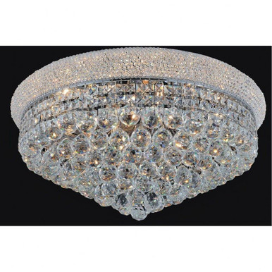 Empire 19 Light 28 Inch Wide Flush Mount by CWI - 8001C28C