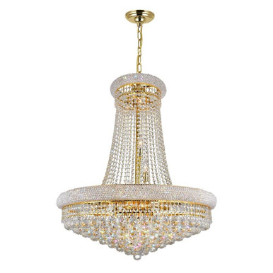 Empire 19 Light Chandelier with Gold Finish by CWI - 8001P32G