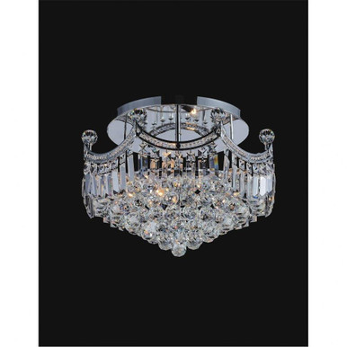 Amanda 6 Light 20 Inch Wide Flush Mount by CWI - 8421C20C