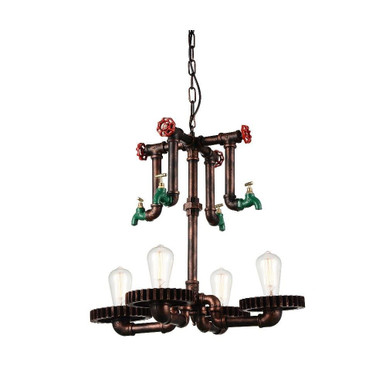 Soto 4 Light Medium Chandelier by CWI - 9724P23-4-210