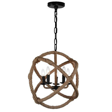 Padma 5 Light Medium Chandelier by CWI - 9706P21-5-101