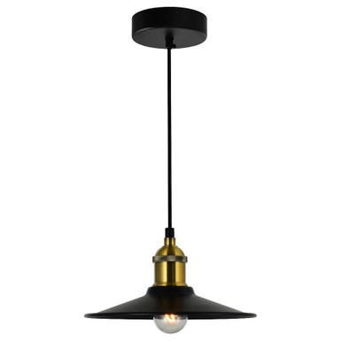 Brave 1 Light Small Pendant 9 Inch Tall by CWI - 9605P9-1-101