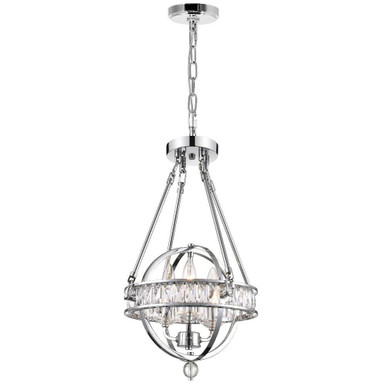 Arkansas 3 Light Mini Chandelier by CWI - 9957P12-3-601
