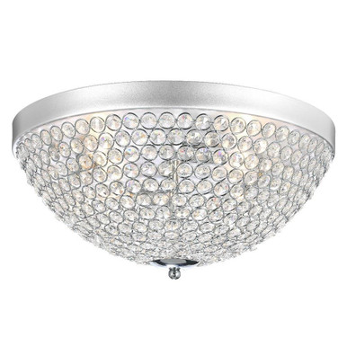 Globe 4 Light 16 Inch Wide Flush Mount by CWI - QS8357C16C