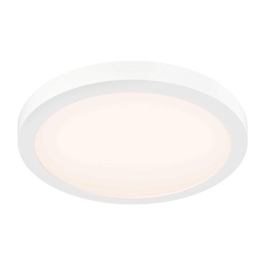 Prime 20W 1 LED 12 Inch Wide Flush Mount by DALS - FMP12-CC-WH