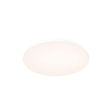 Fusion 25W 1 LED 12 Inch Wide Flush Mount by DALS - TLFM12-CC-WH