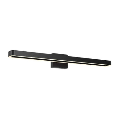 40W 1 LED Rectangular Swivel Vanity Light 36 Inch Length by Dals - VSW36-CC-BK