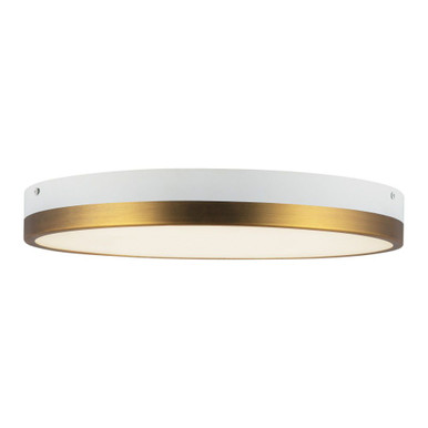Adelaide 38W 5 CCT LED 15 Inch Wide Flush Mount by Alora - FM554215AGWH-5CCT
