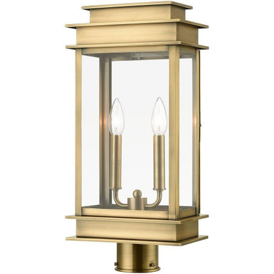 Princeton 2 Light Large Outdoor Post Top Lantern 20.5 x 5.5 In by Livex  - 2017