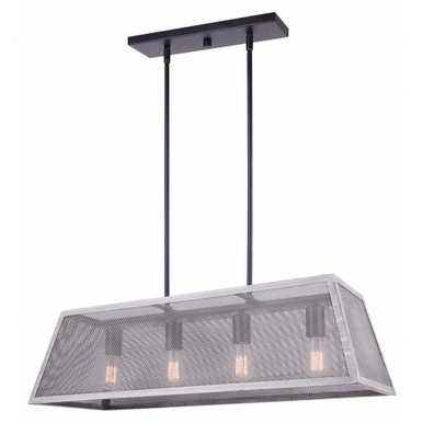 Nora 4 Light Mini Chandelier by Canarm - ICH1065A04BBG30