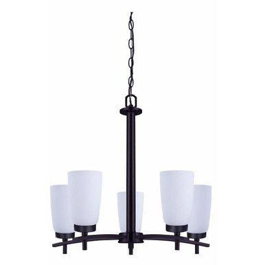 Canarm 5 Light Medium Chandelier by Canarm - ICH326A05BK-RG