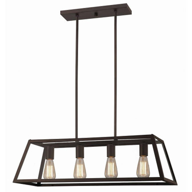 Flynn 4 Light Large Chandelier by Canarm - ICH480A04ORB30