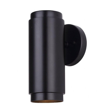 Lyam 1 Light Outdoor Wall Lantern by Canarm - IOL575BK