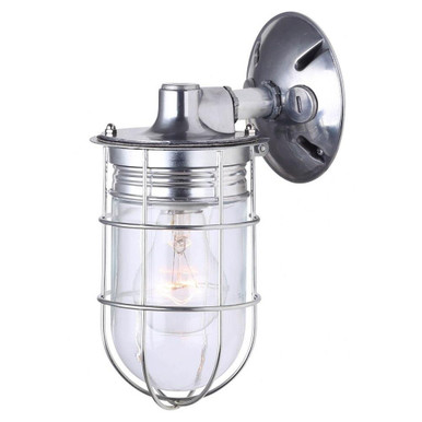 1 Light Outdoor Wall Lantern 7.5 Inch Tall by Canarm - IOL337AL
