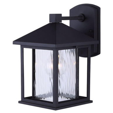 West 1 Light Outdoor Wall Lantern by Canarm - IOL283BK