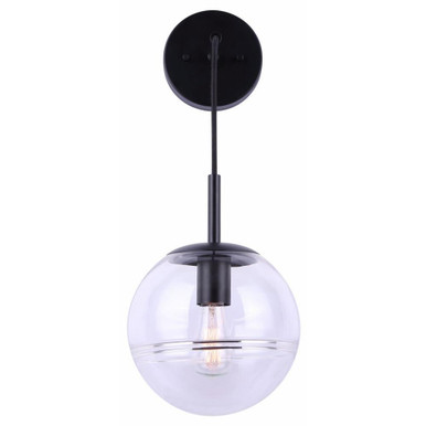 Neo 1 Light Small Pendant by Canarm Inc - IPL1051A01BK