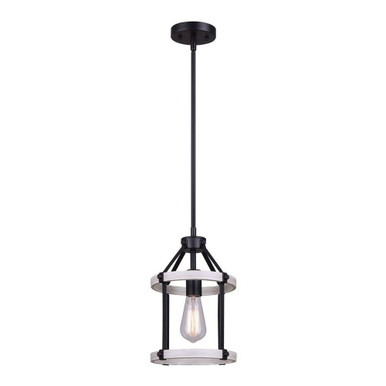 Joelle 1 Light Small Pendant by Canarm Inc - IPL1094A01BBG
