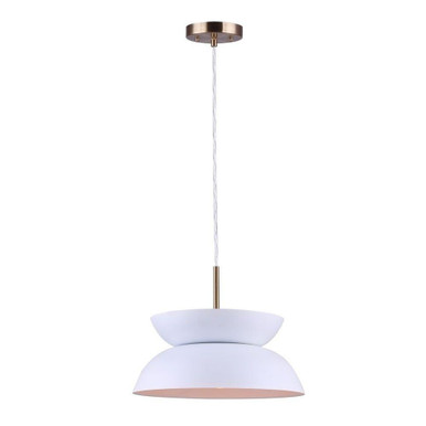 Mila 1 Light Medium Pendant by Canarm Inc - IPL1096A01GDW