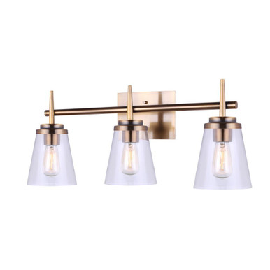 Perla 3 Light Vanity Light by Canarm - IVL703A03GD