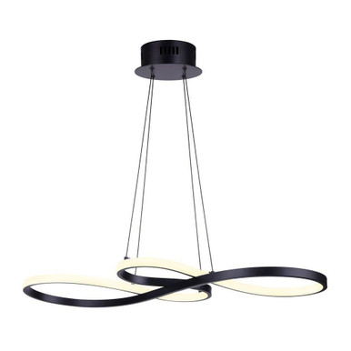 Ola 1 LED Light Large Chandelier by Canarm - LCH213A29BK